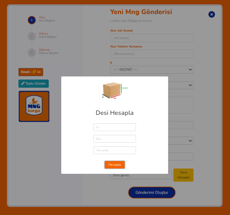 Mng Gönderisi Oluşturma